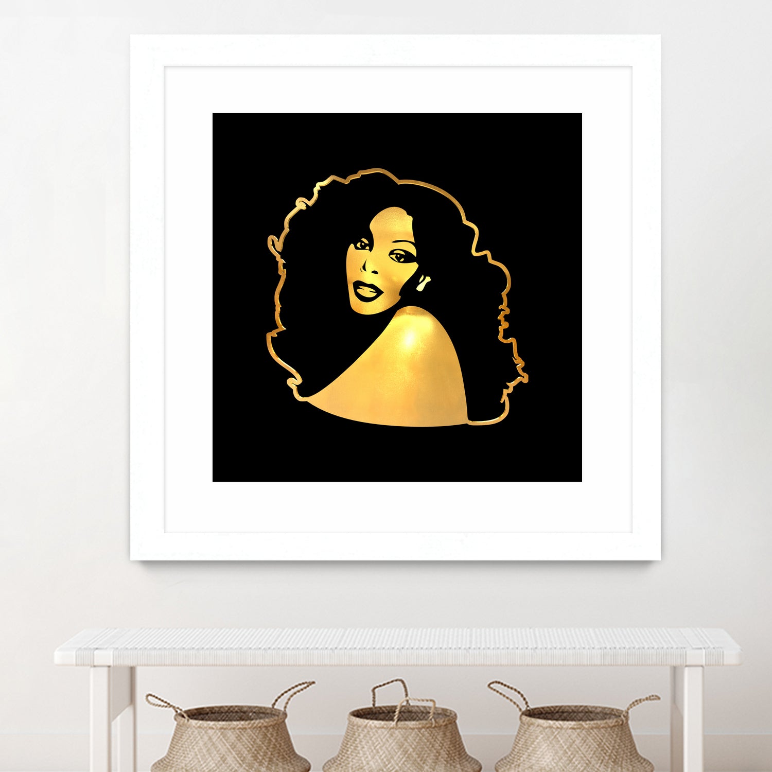 Donna Summer | Gold Series | Pop Art by William Cuccio on GIANT ART - black digital painting