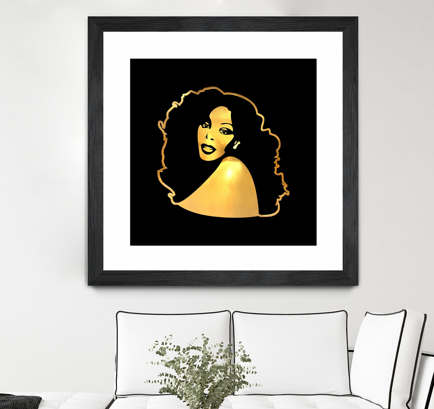 Donna Summer | Gold Series | Pop Art by William Cuccio on GIANT ART - black digital painting