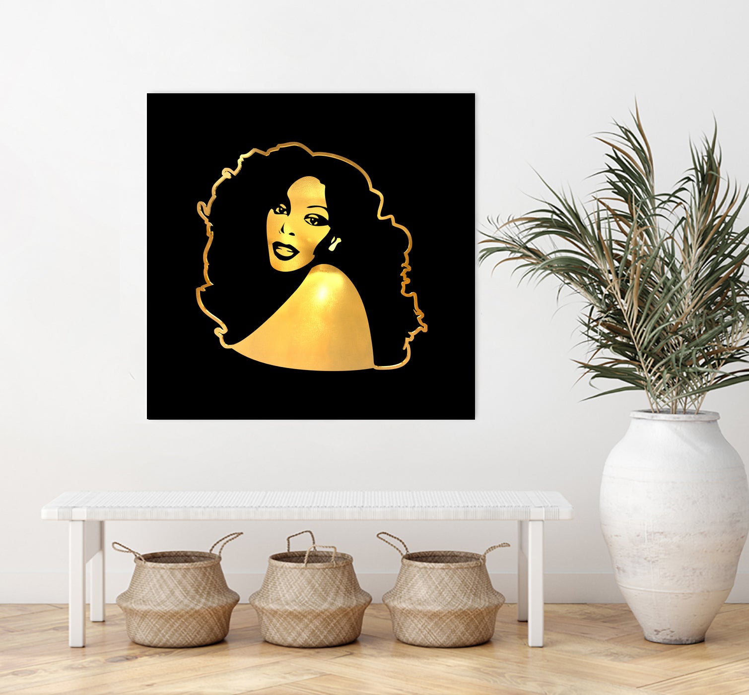 Donna Summer | Gold Series | Pop Art by William Cuccio on GIANT ART - black digital painting