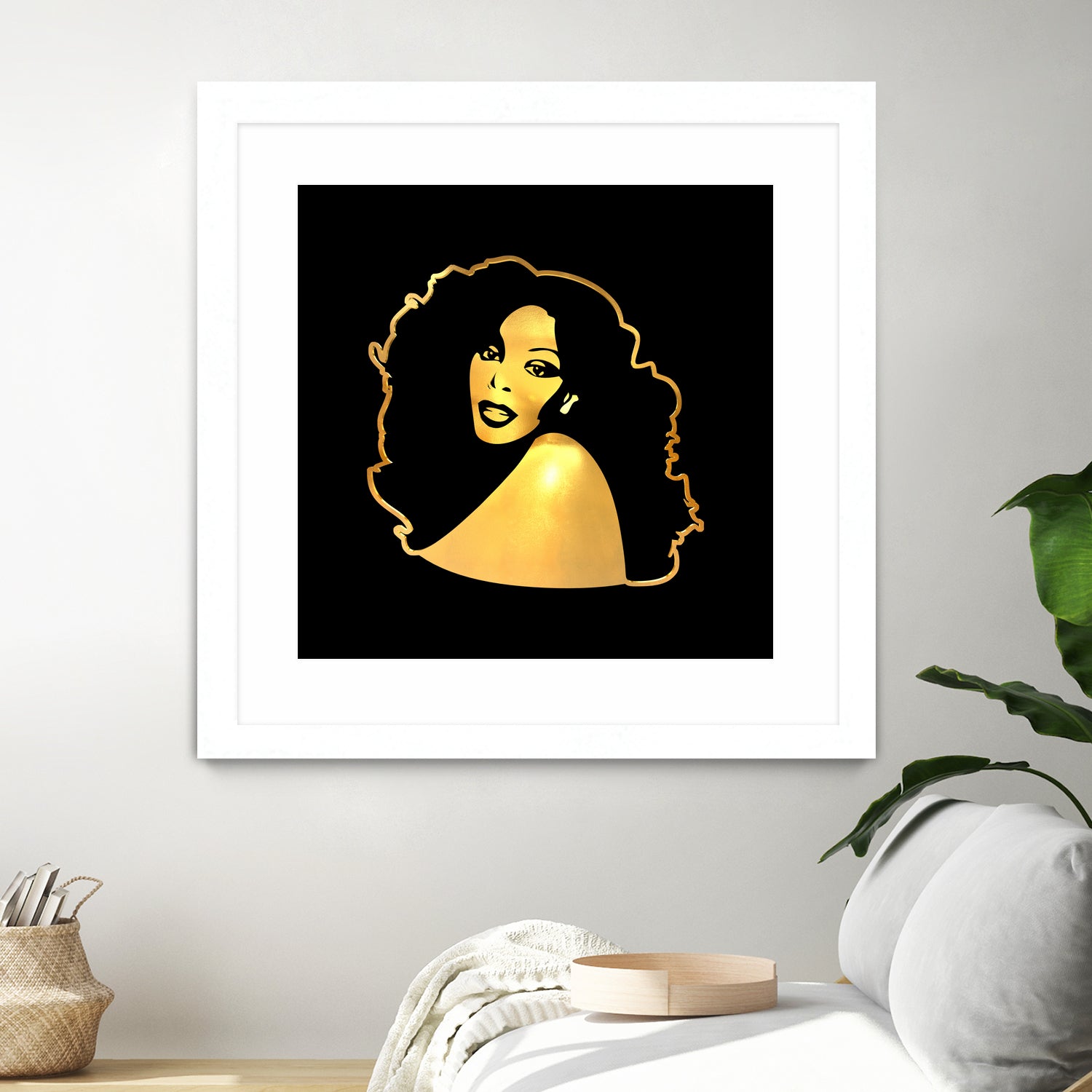 Donna Summer | Gold Series | Pop Art by William Cuccio on GIANT ART - black digital painting