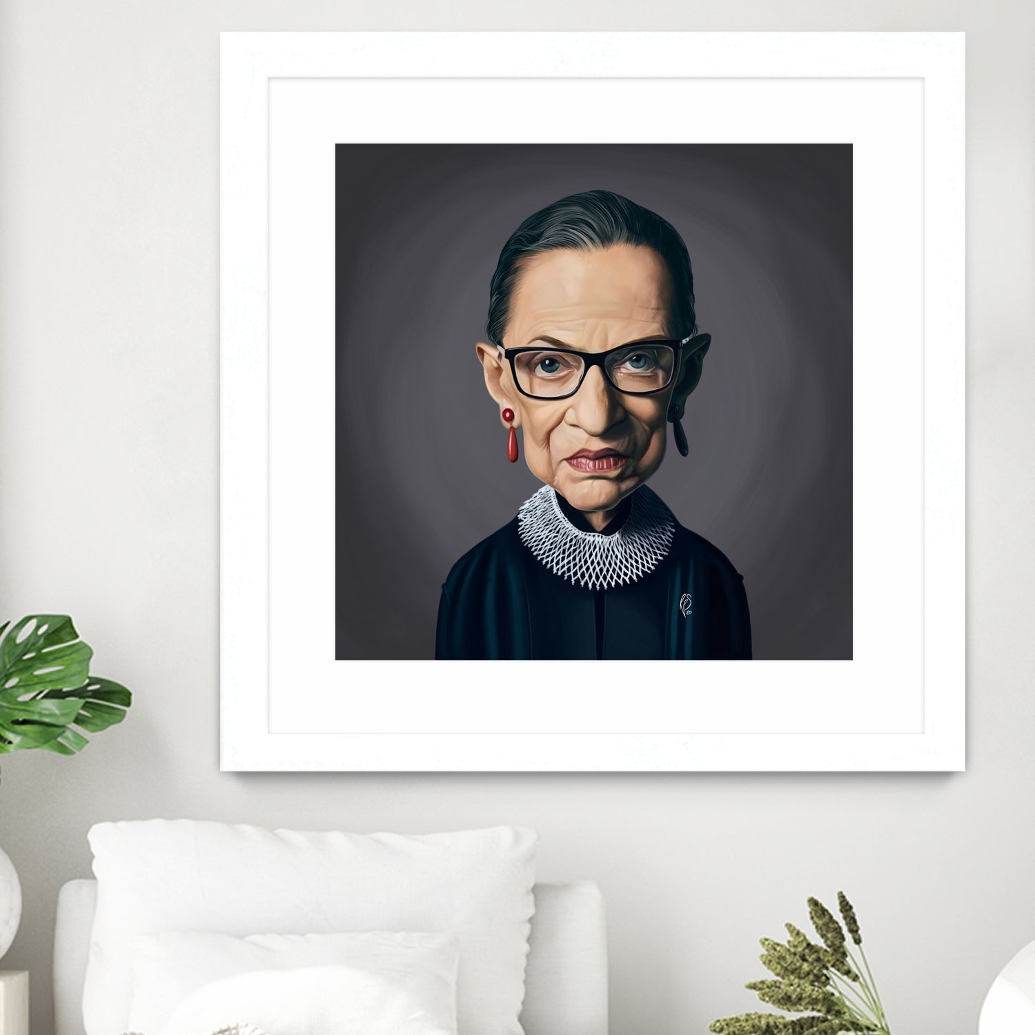 Ruth Bader Ginsburg by Rob Snow on GIANT ART - black digital painting