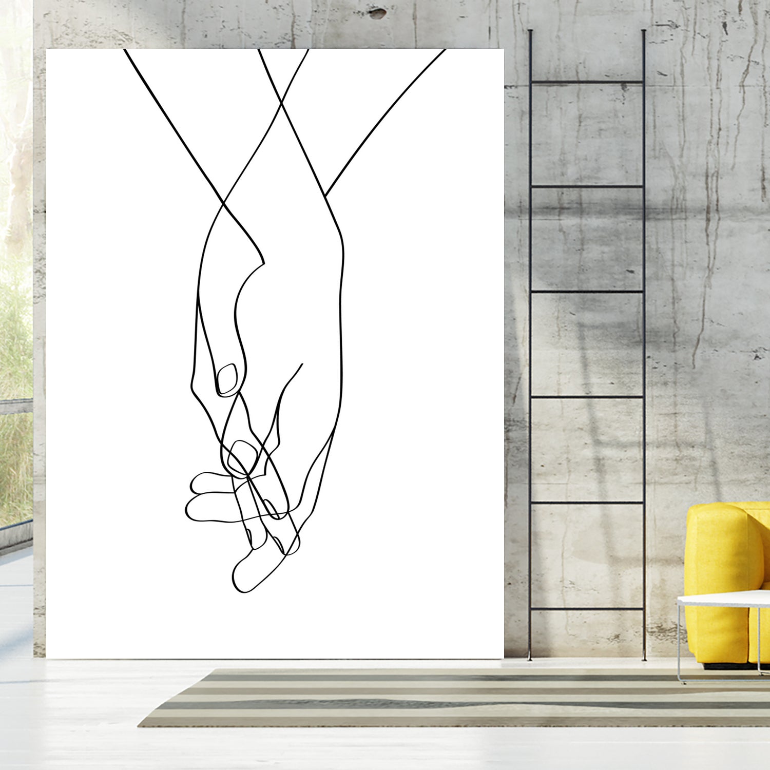 Lovers Hands by Faruk Soyarat on GIANT ART - white digital painting