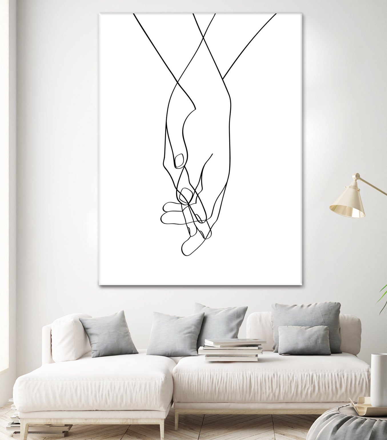 Lovers Hands by Faruk Soyarat on GIANT ART - white digital painting