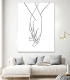 Lovers Hands by Faruk Soyarat on GIANT ART - white digital painting