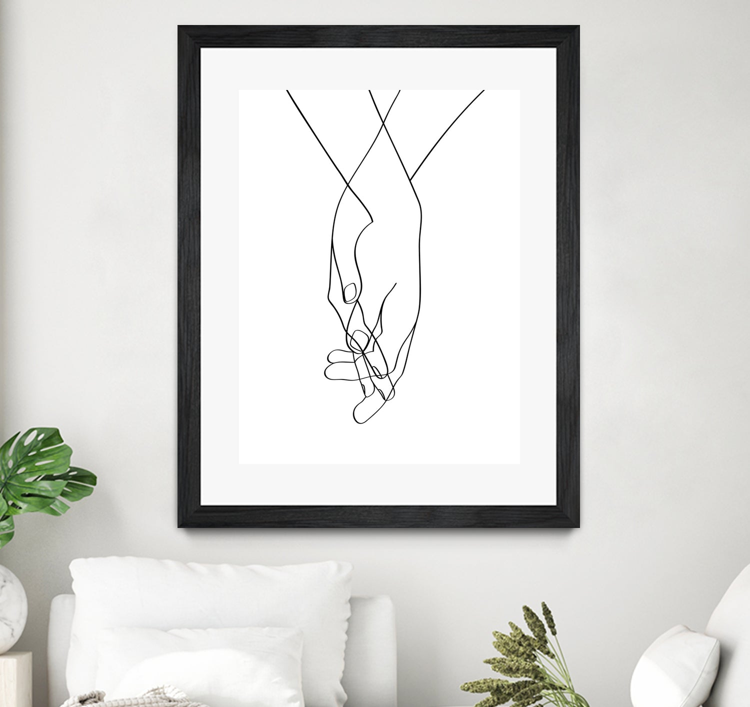 Lovers Hands by Faruk Soyarat on GIANT ART - white digital painting