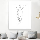 Lovers Hands by Faruk Soyarat on GIANT ART - white digital painting