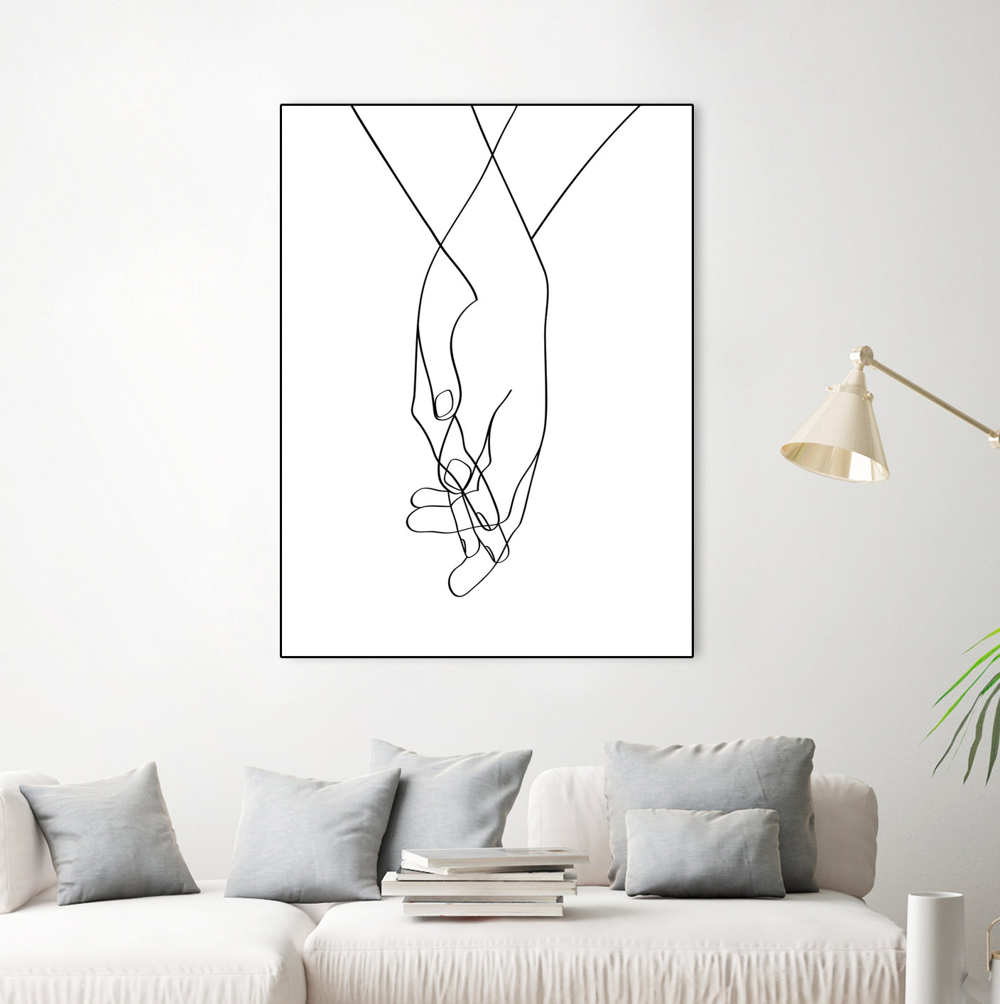 Lovers Hands by Faruk Soyarat on GIANT ART - white digital painting