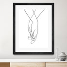 Lovers Hands by Faruk Soyarat on GIANT ART - white digital painting