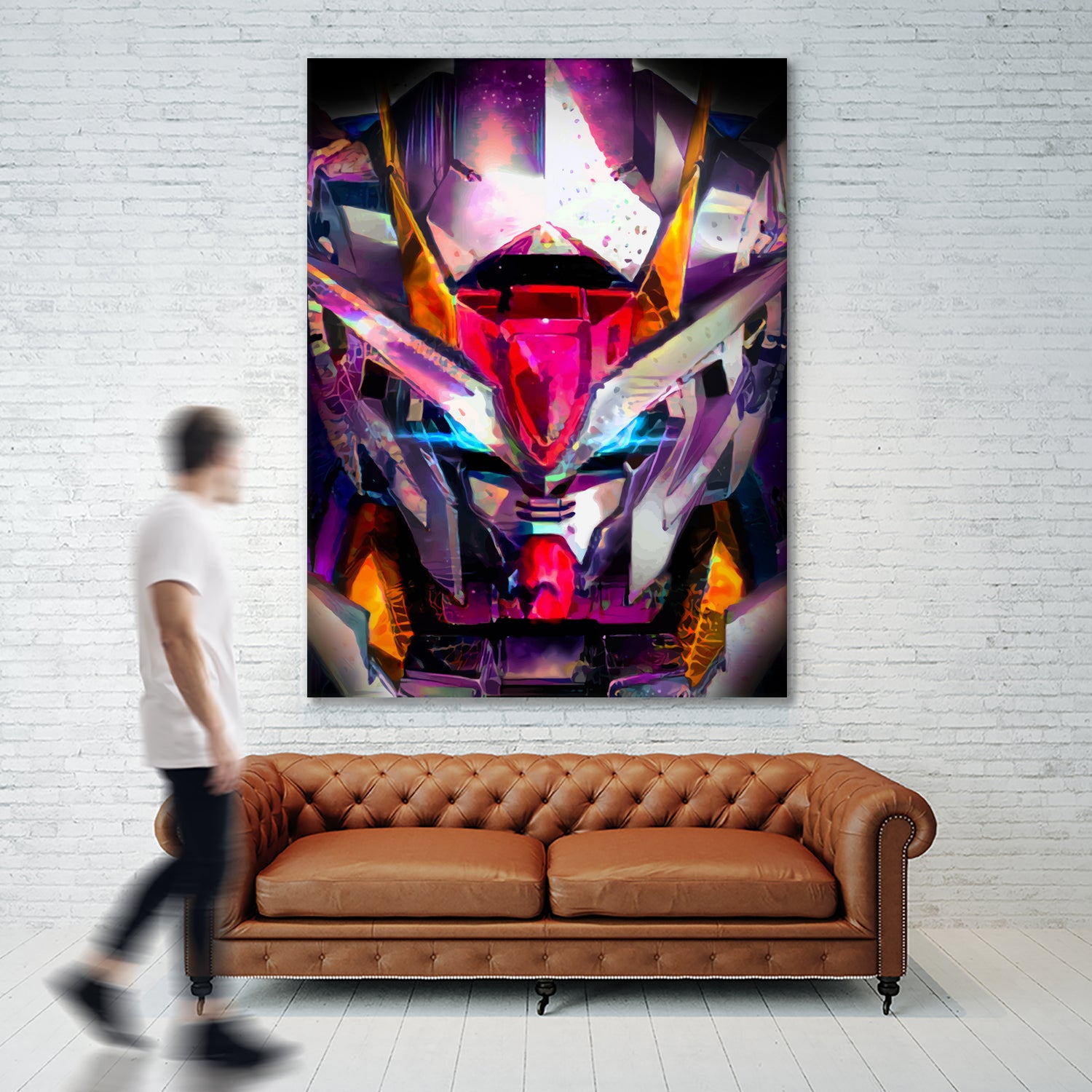 Gundam Crystal by Christian Velazquez on GIANT ART - fuchsia game design