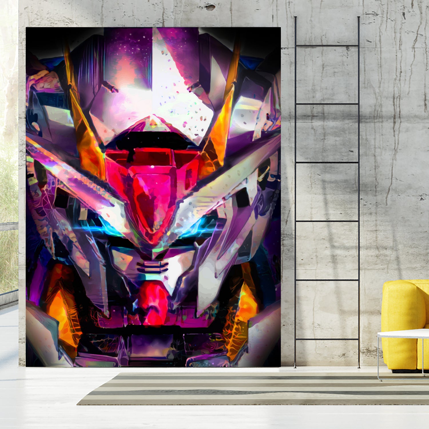 Gundam Crystal by Christian Velazquez on GIANT ART - fuchsia game design