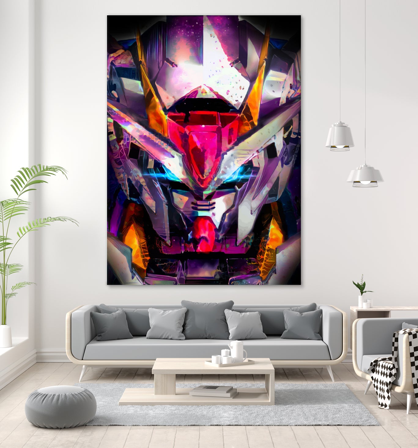 Gundam Crystal by Christian Velazquez on GIANT ART - fuchsia game design