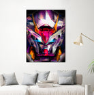 Gundam Crystal by Christian Velazquez on GIANT ART - fuchsia game design