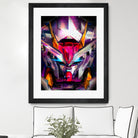 Gundam Crystal by Christian Velazquez on GIANT ART - fuchsia game design