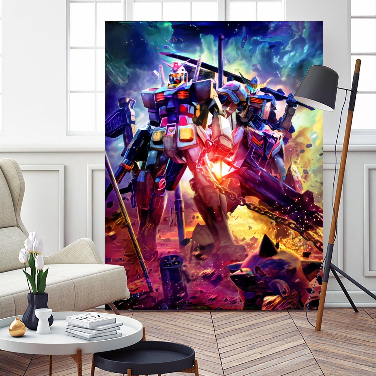 Gundam WX by Christian Velazquez on GIANT ART - blue game design