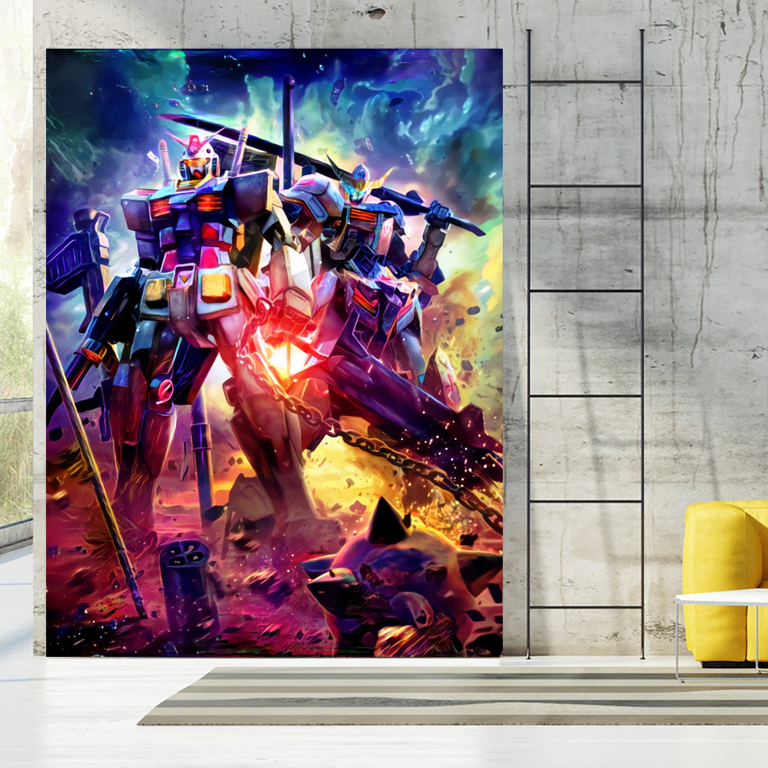 Gundam WX by Christian Velazquez on GIANT ART - blue game design