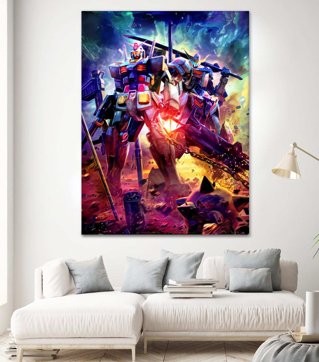 Gundam WX by Christian Velazquez on GIANT ART - blue game design