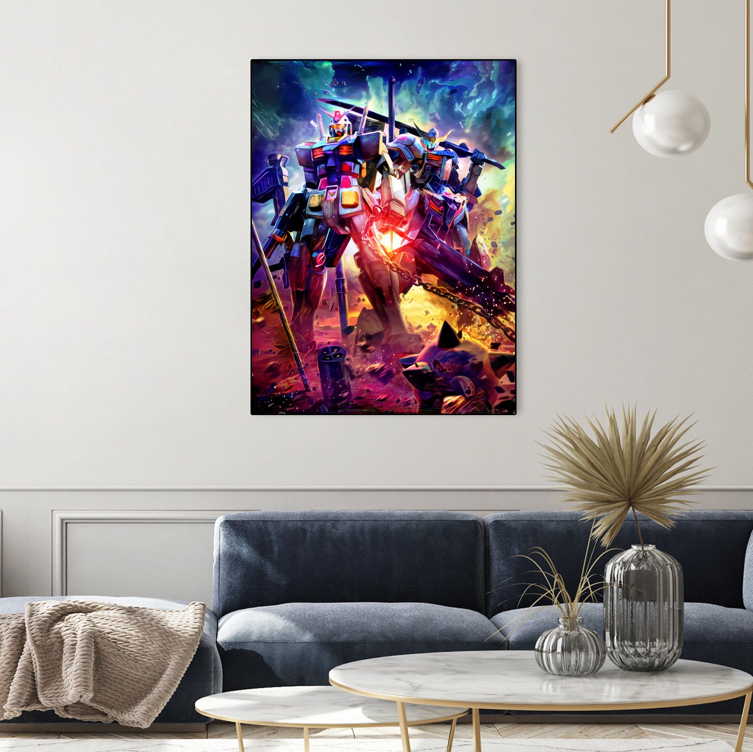 Gundam WX by Christian Velazquez on GIANT ART - blue game design