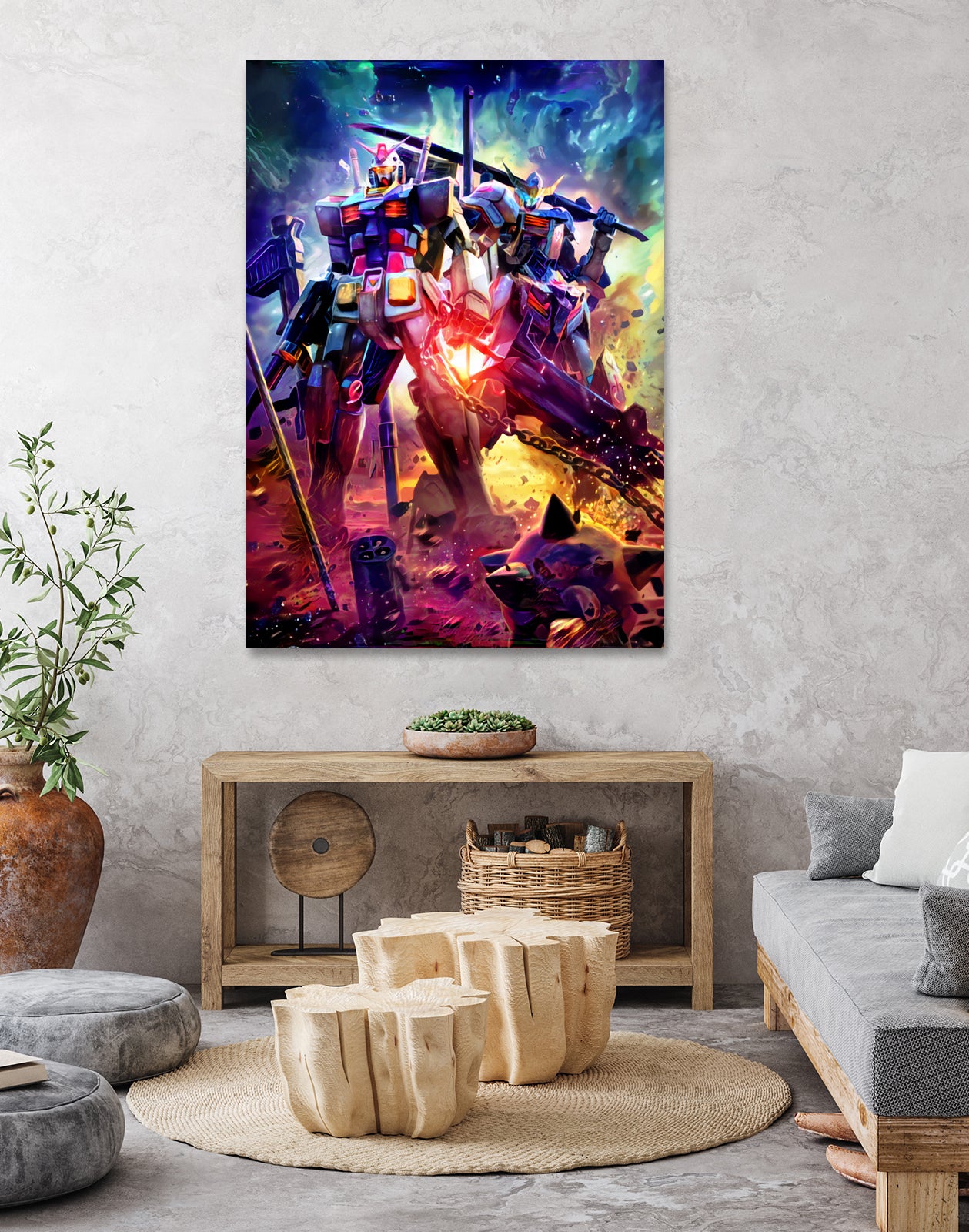 Gundam WX by Christian Velazquez on GIANT ART - blue game design