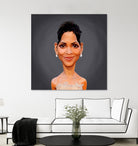 Halle Berry by Rob Snow on GIANT ART - gray digital painting