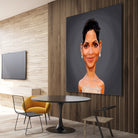 Halle Berry by Rob Snow on GIANT ART - gray digital painting