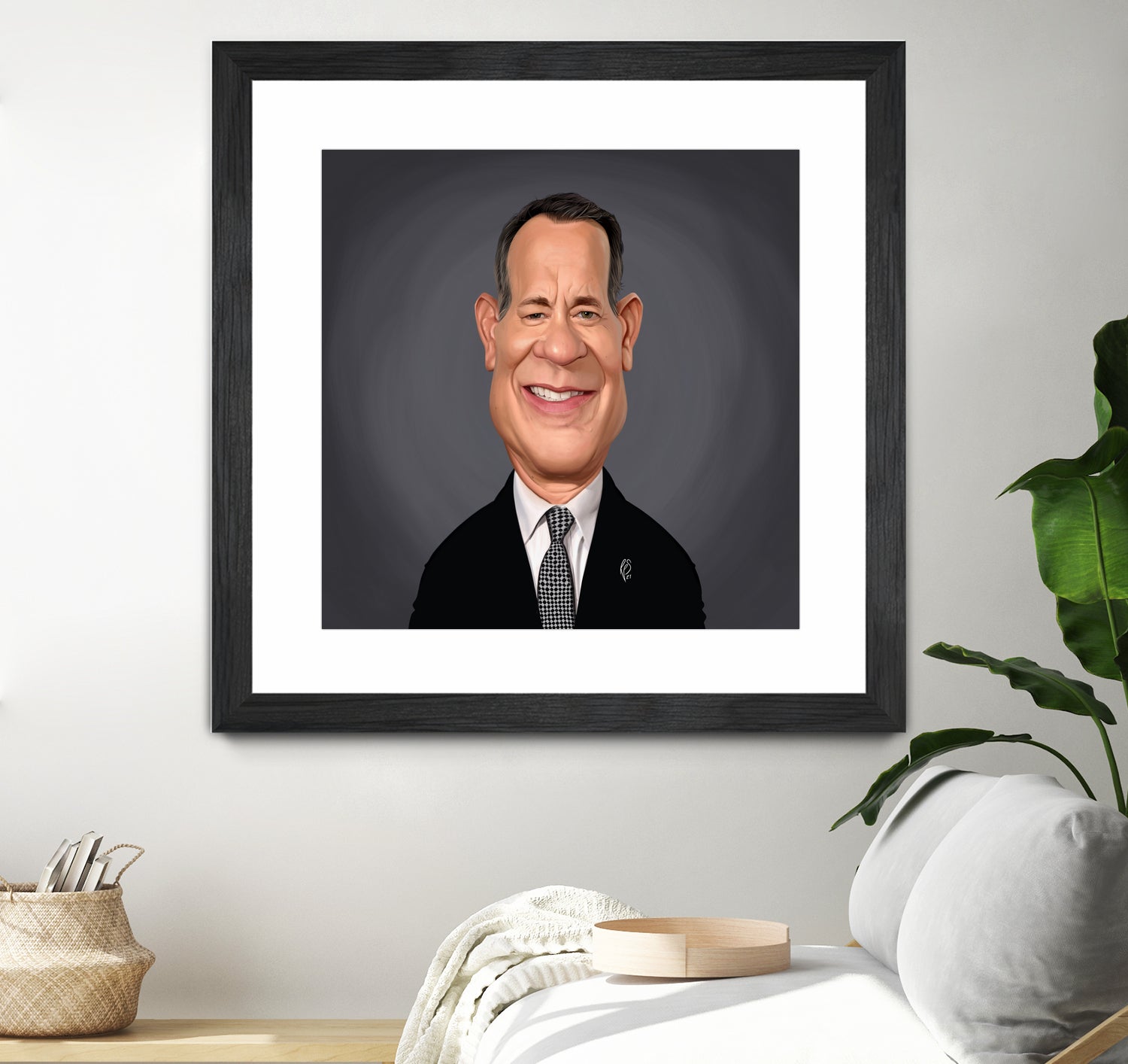 Tom Hanks by Rob Snow on GIANT ART - gray digital painting