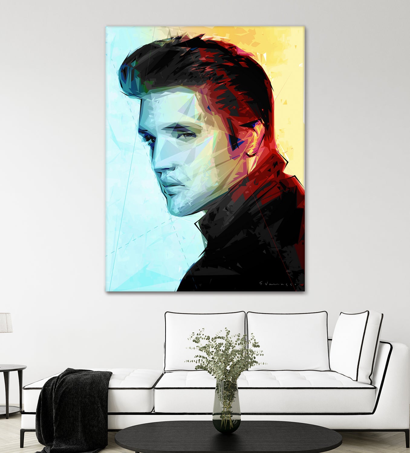 elvis (variation) by Enrico Varrasso on GIANT ART - black digital painting