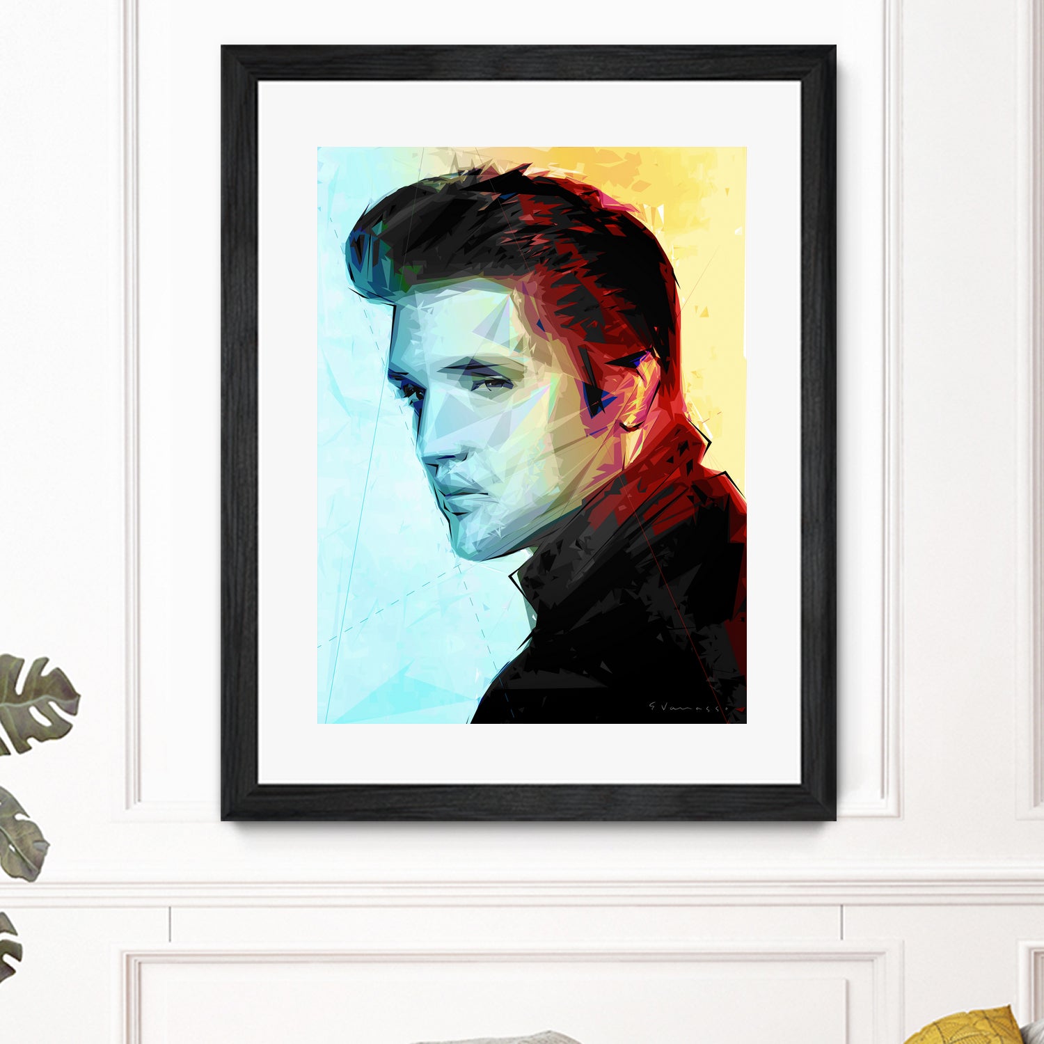 elvis (variation) by Enrico Varrasso on GIANT ART - black digital painting