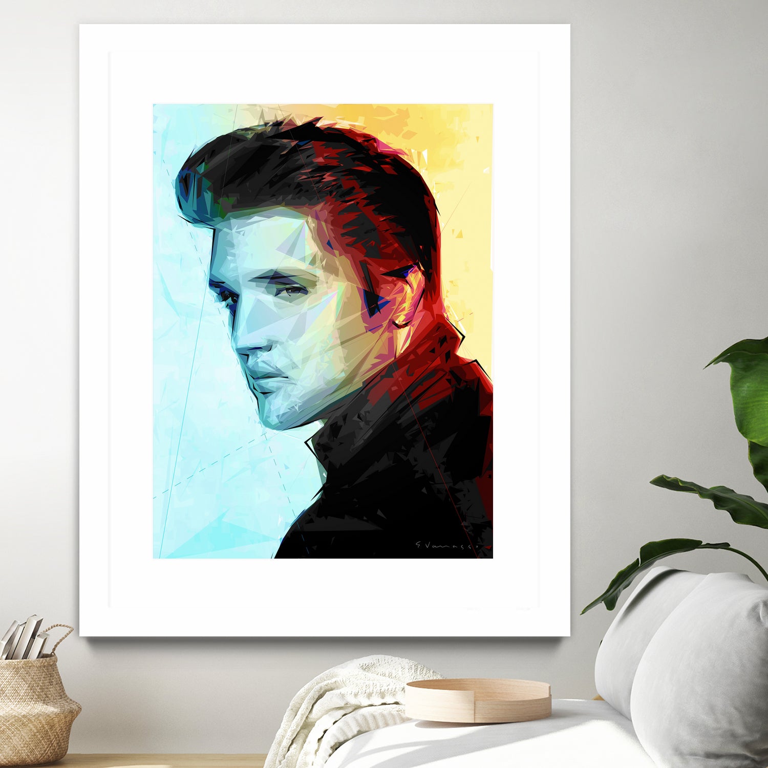 elvis (variation) by Enrico Varrasso on GIANT ART - black digital painting