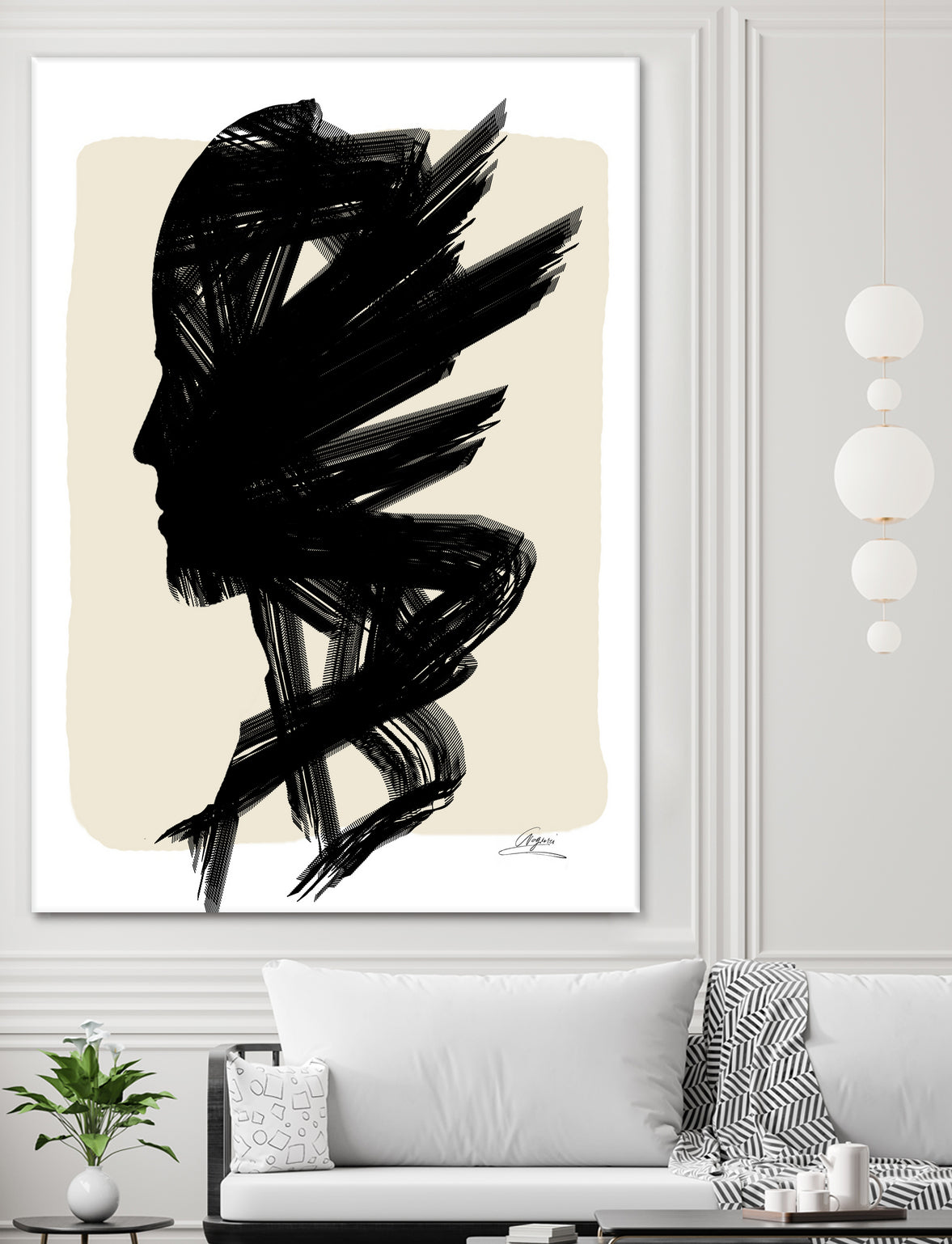 Aopeli-GloryPaint Figures Collection by Chrysafia Vogiatzi on GIANT ART - black digital painting