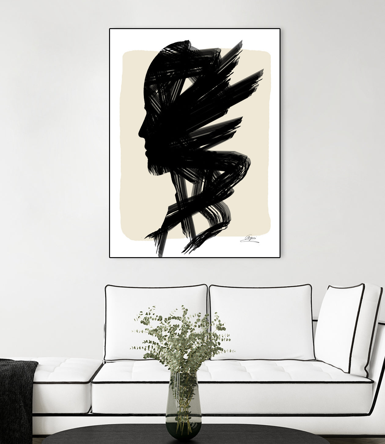 Aopeli-GloryPaint Figures Collection by Chrysafia Vogiatzi on GIANT ART - black digital painting