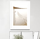 Minimalist pastel beach scape by IOANNA PAPANIKOLAOU on GIANT ART - brown photo illustration