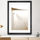 Minimalist pastel beach scape by IOANNA PAPANIKOLAOU on GIANT ART - brown photo illustration