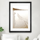 Minimalist pastel beach scape by IOANNA PAPANIKOLAOU on GIANT ART - brown photo illustration