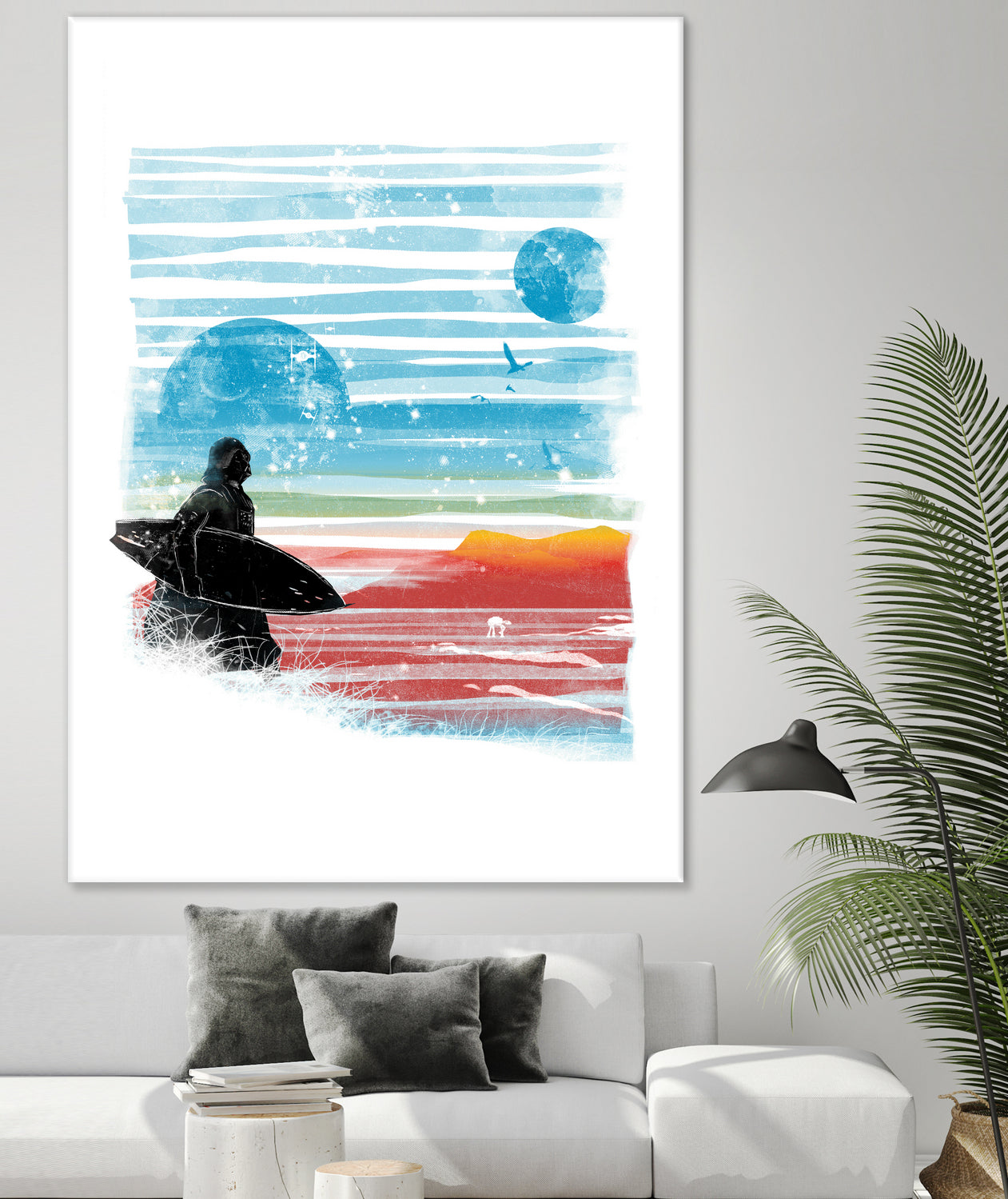 dark side of the beach by frederic levy-hadida on GIANT ART - blue digital drawing