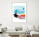 dark side of the beach by frederic levy-hadida on GIANT ART - blue digital drawing