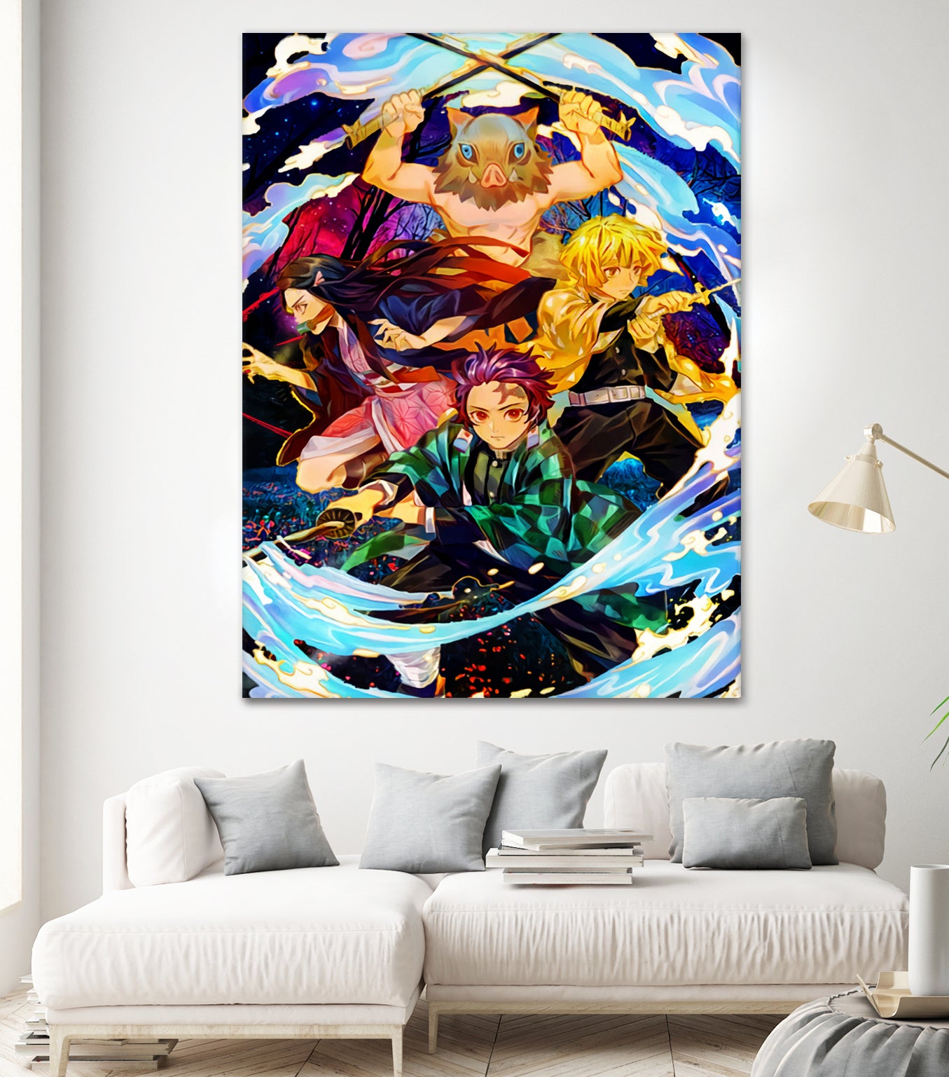 Demon Slayer Team by Christian Velazquez on GIANT ART - orange digital painting