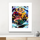 Demon Slayer Team by Christian Velazquez on GIANT ART - orange digital painting