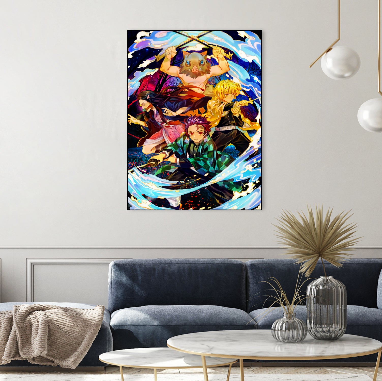 Demon Slayer Team by Christian Velazquez on GIANT ART - orange digital painting