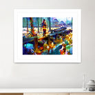 Samurai Tsushima by Christian Velazquez on GIANT ART - blue game design