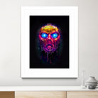 Borderland Mayhem Retro Mask by Christian Velazquez on GIANT ART - fuchsia game design