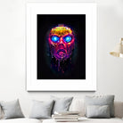 Borderland Mayhem Retro Mask by Christian Velazquez on GIANT ART - fuchsia game design