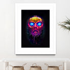 Borderland Mayhem Retro Mask by Christian Velazquez on GIANT ART - fuchsia game design