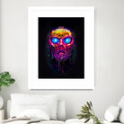 Borderland Mayhem Retro Mask by Christian Velazquez on GIANT ART - fuchsia game design