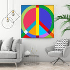 Peace, Love, Unity. by Philippe Intraligi on GIANT ART - red digital drawing