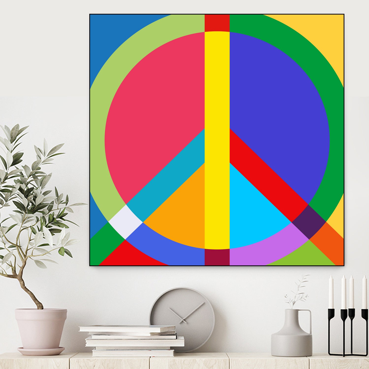 Peace, Love, Unity. by Philippe Intraligi on GIANT ART - red digital drawing