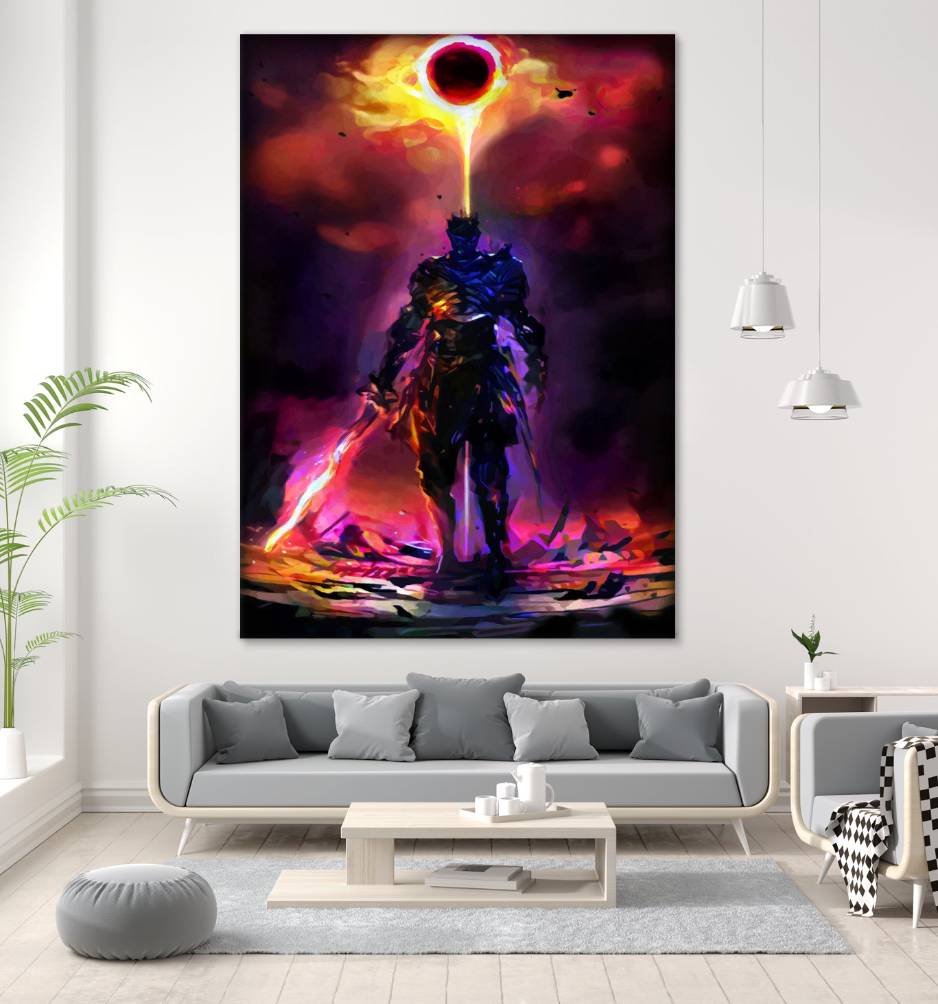 Soul of Cinder Dark Souls by Christian Velazquez on GIANT ART - black game design