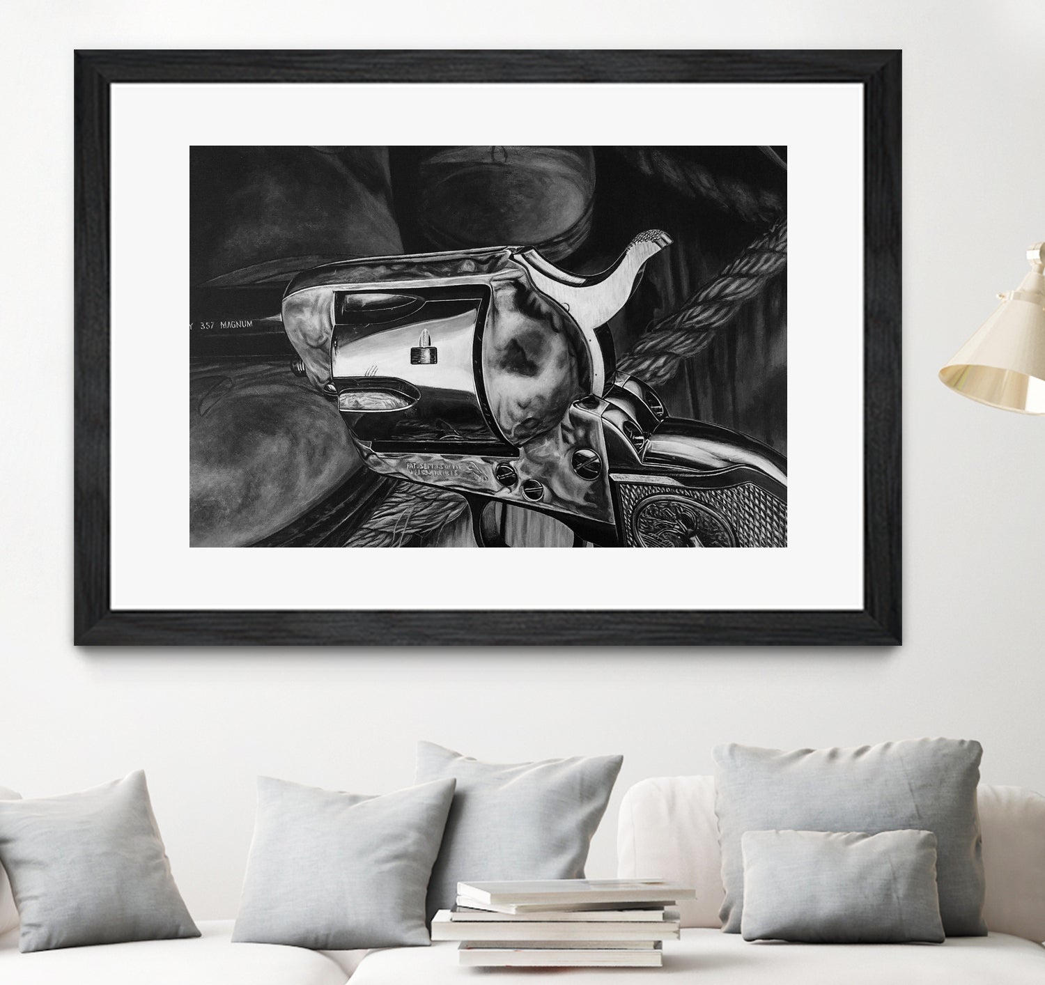 Wild West II B/W by João Bello on GIANT ART - black mixed media