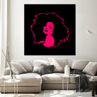 Diana Ross | Pop Art by William Cuccio on GIANT ART - pink digital painting