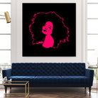 Diana Ross | Pop Art by William Cuccio on GIANT ART - pink digital painting