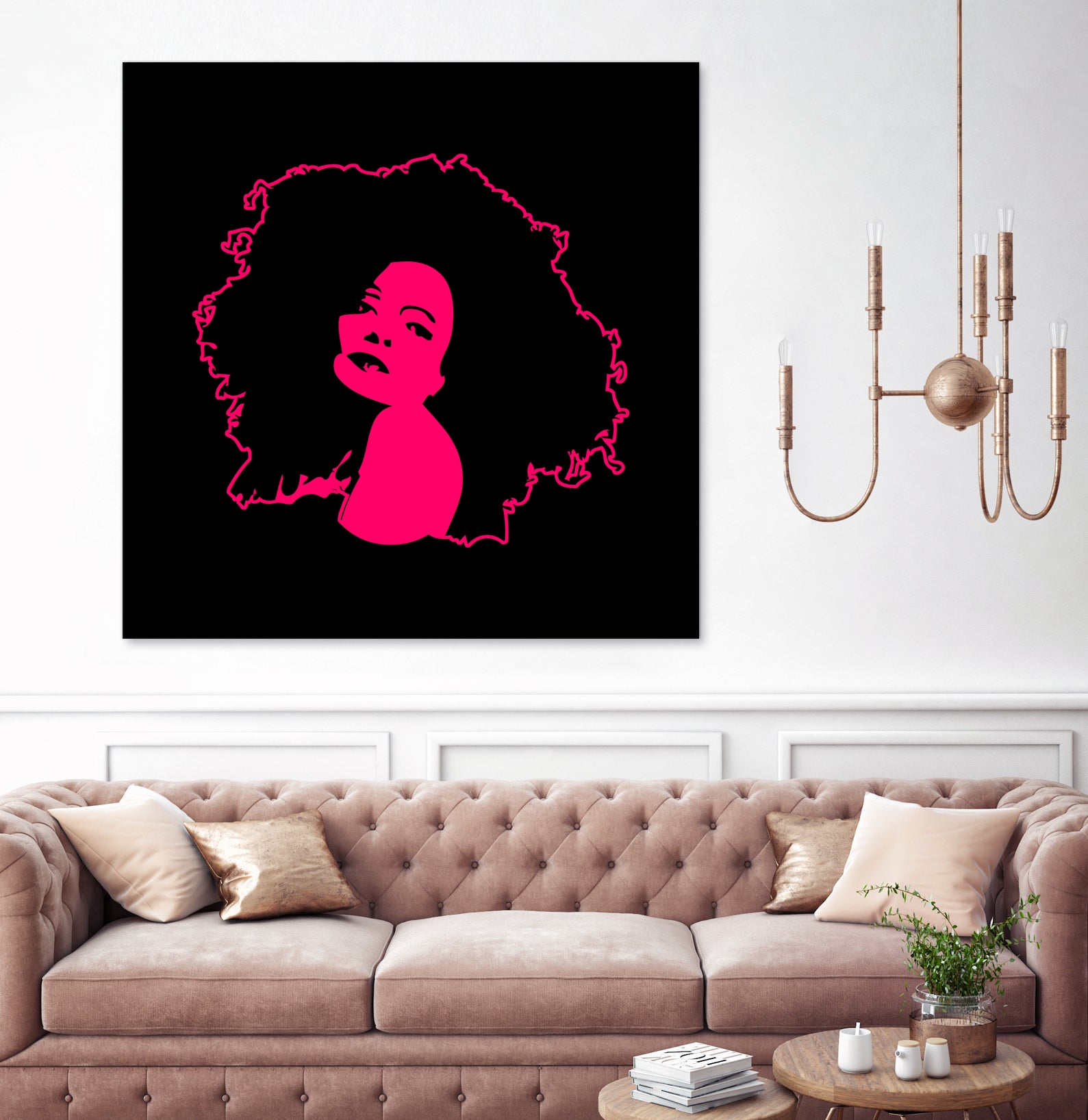 Diana Ross | Pop Art by William Cuccio on GIANT ART - pink digital painting